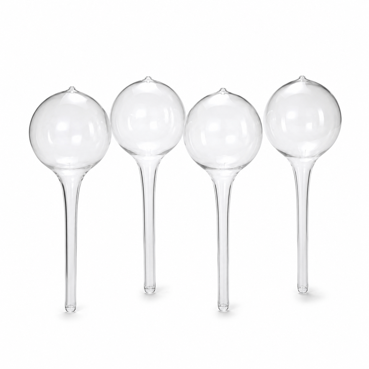 Bewässerungskugel-Set Klarglas 4 x 350 ml
