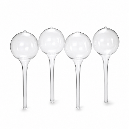 Bewässerungskugel-Set Klarglas 4 x 350 ml