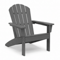 Adirondack-Gartensessel Grau aus recyceltem Kunststoff 75x85x93 cm
