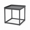 Outdoor-Beistelltisch Anthrazit aus Aluminium 45x45x45 cm